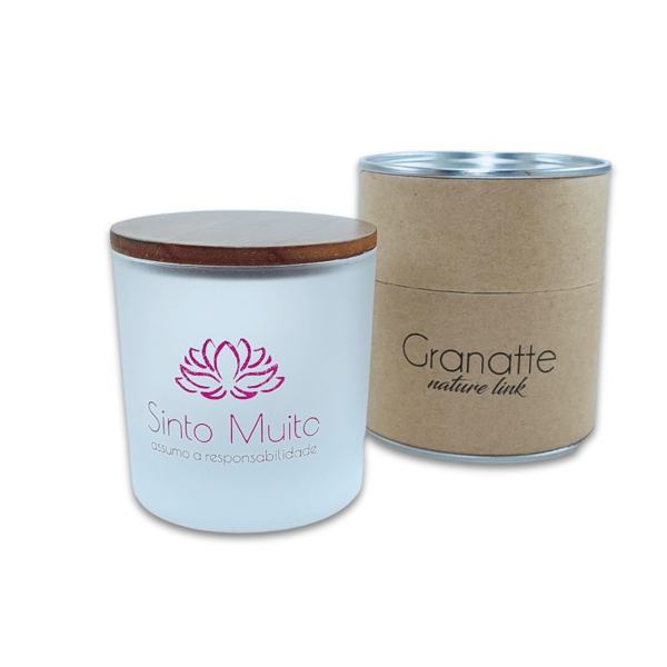 Vela Vegetal Aromática Ho'oponopono | Sinto Muito - Tubete -